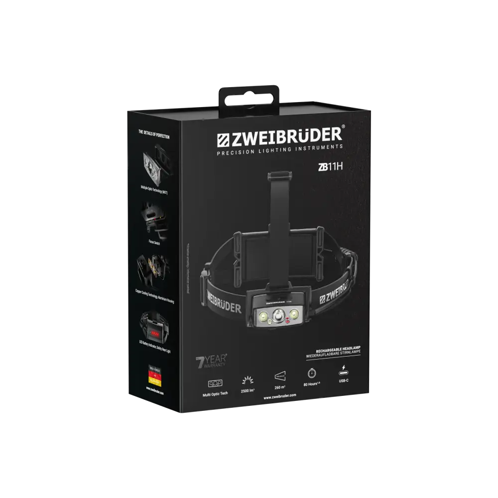 Đèn pha Zweibrüder ZB11H 2500 lumen