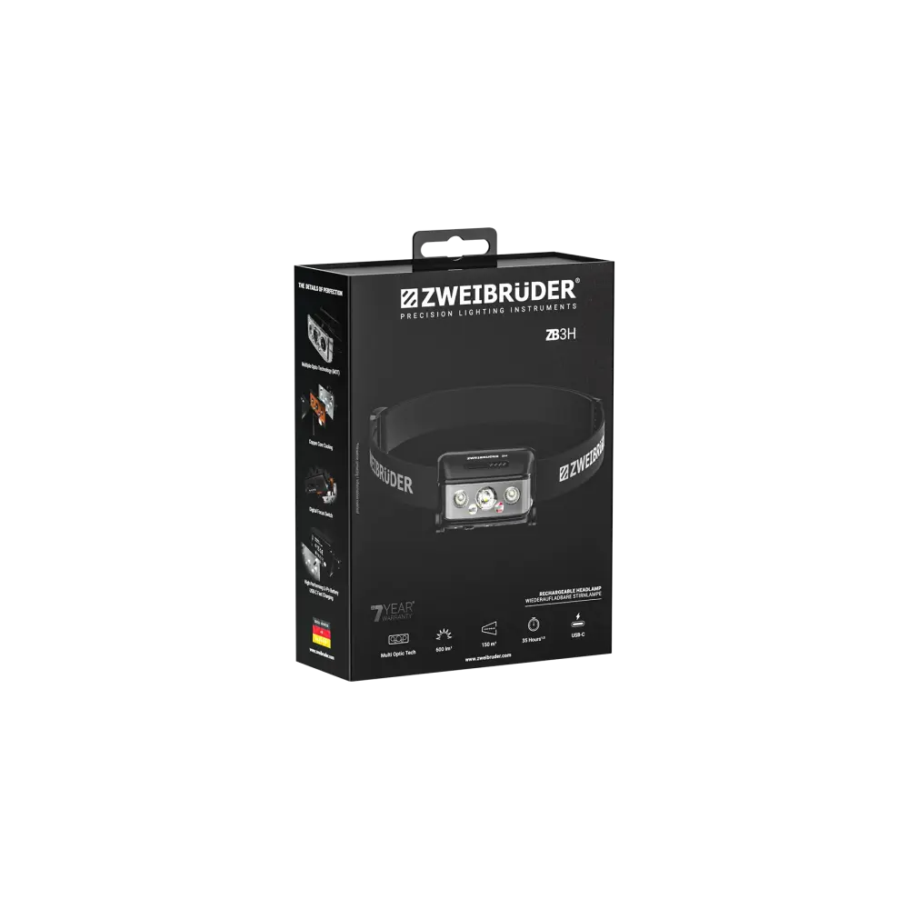 Đèn pha Zweibrüder ZB3H 600 lm